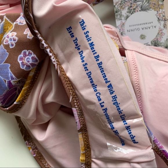 Alana Gunn Willandra Floral One Piece Swimsuit M - Picture 7 of 9